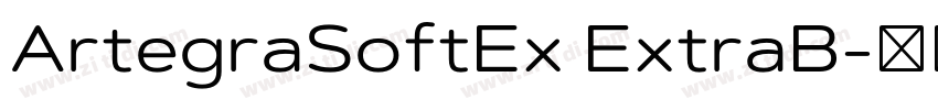 ArtegraSoftEx ExtraB字体转换
